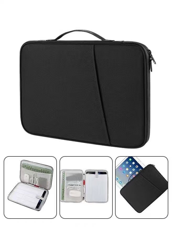 Nadrab 12.9 Inch Top Loader Tablet Sleeve Bag, Waterproof Protective Bag Handle Carrying Case, Compatible with iPad Air 13 inch(M3/M2) 2025/2024 iPad Pro 13 inch 2024, S10+ 12.4 inch 2024/iPad Pro 12.9 M2 2022/2021/2020 Surface Laptop Go 12.4" Galaxy Tab S7+S8+/S9+/S9FE+ 12.4" 2022/2023 - Image 2